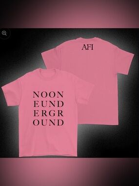 AFI Nooneunderground Graphic T-Shirt Size XL New